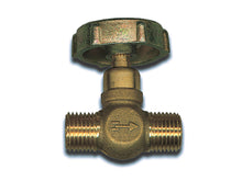 Saninstal naadventiel 1/4"M x 1/4"M butaan/propaan