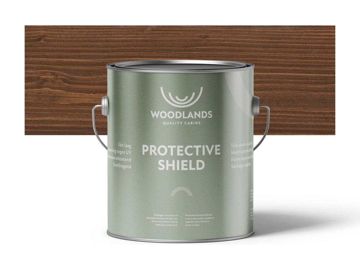 Woodlands protect shield 8,5l sepia brown + 2l transparant