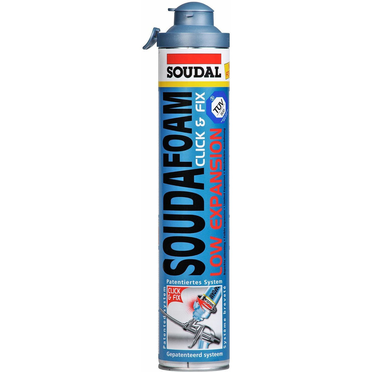 Pu pistoolschuim Soudafoam Low expansion 750ML