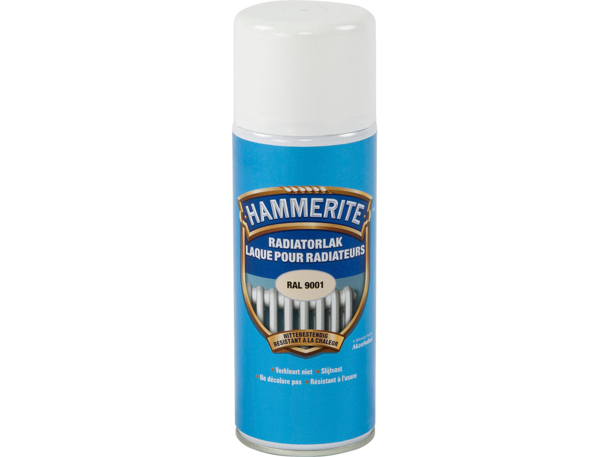 Hammerite radiatorlak spray 0,4l crèmewit