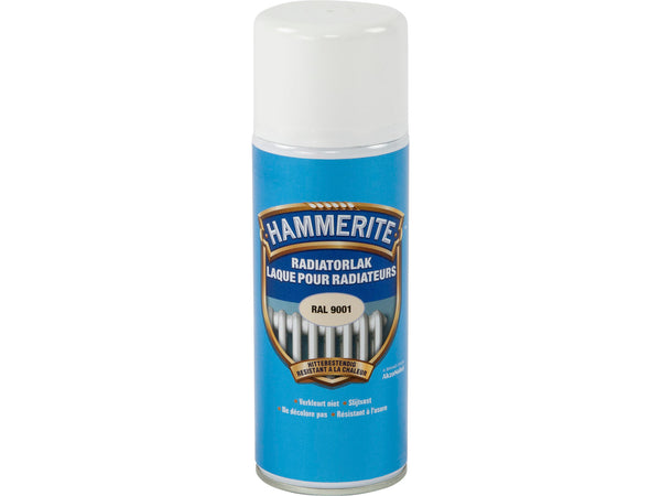 Hammerite radiatorlak spray 0,4l crèmewit