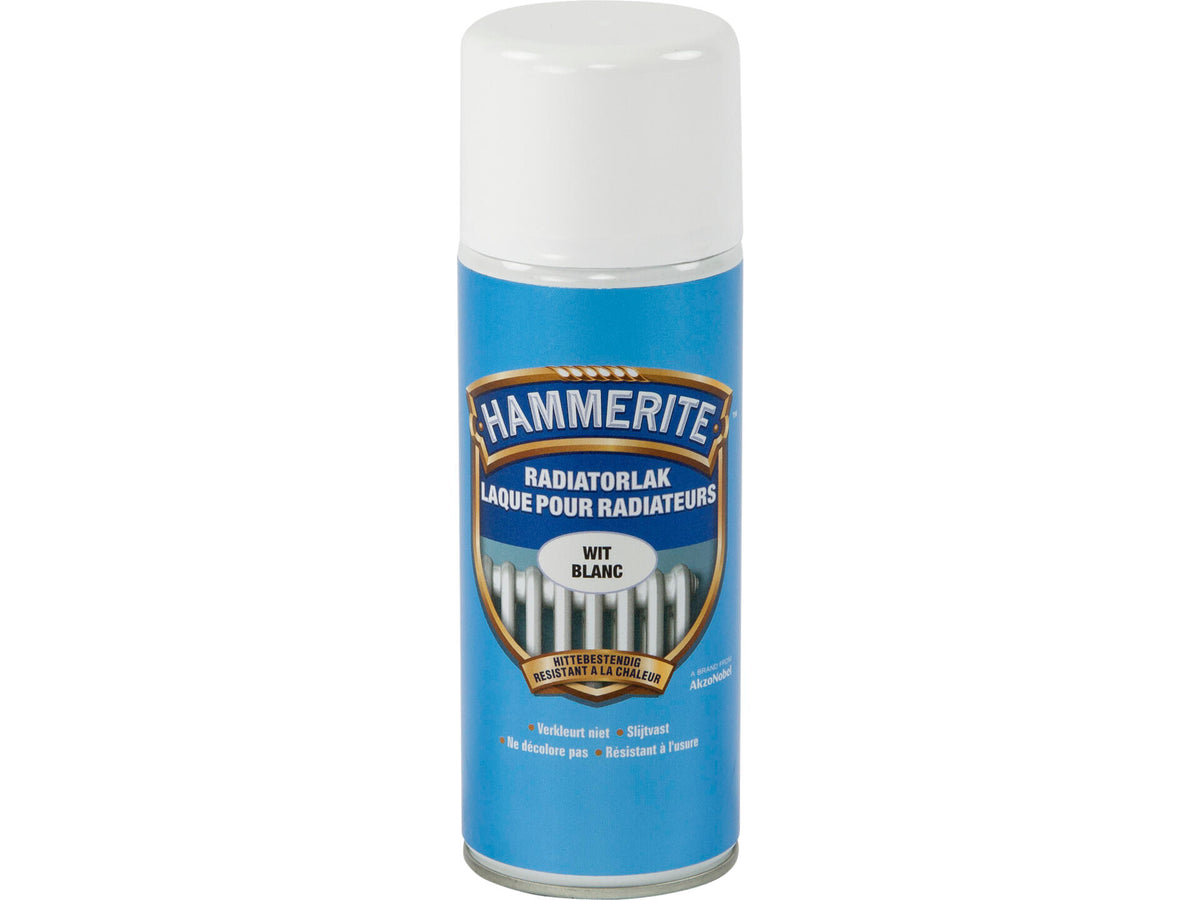 Hammerite radiatorlak spray 0,4l wit