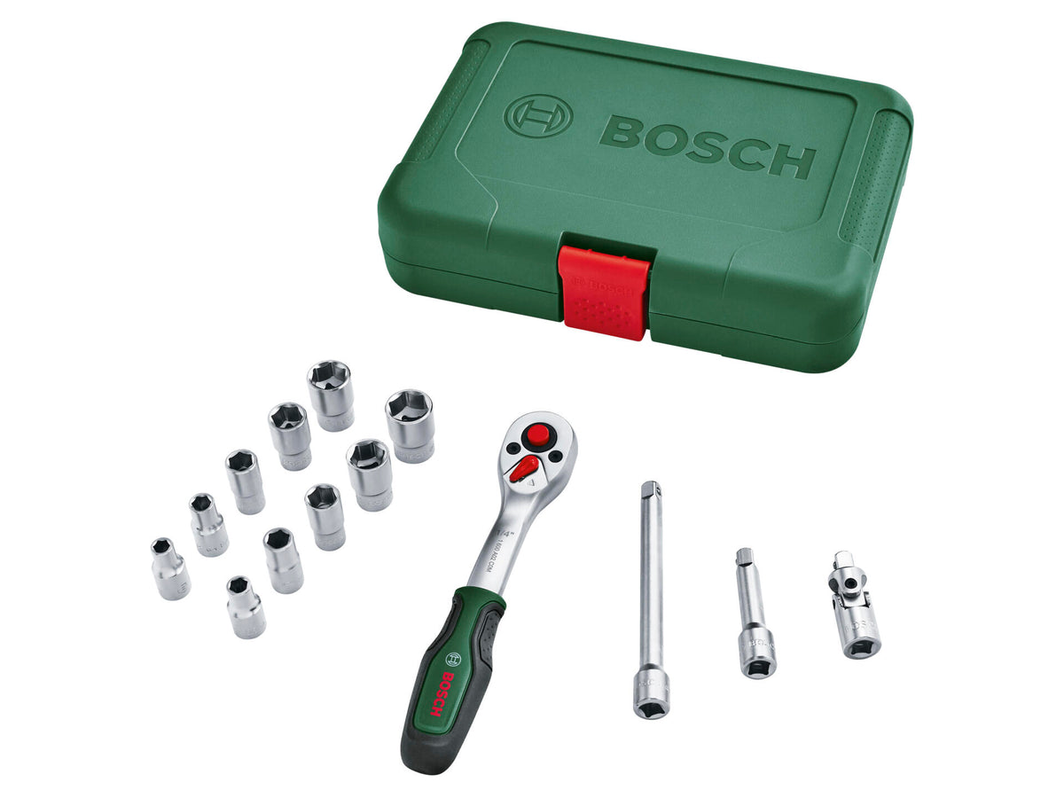Bosch ratelset 14-delig + rateldraaier
