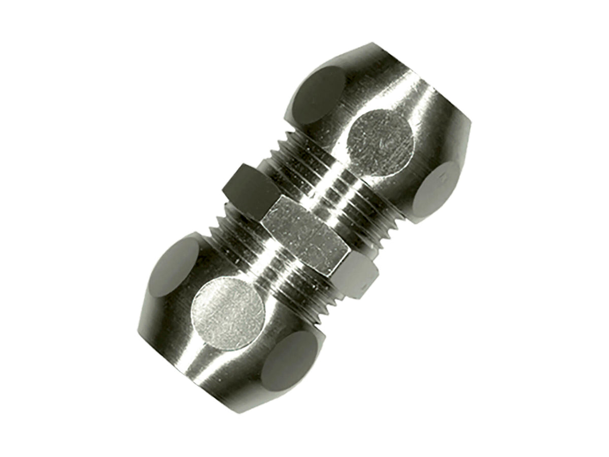 Saninstal rechte koppeling 10x10 mm chroom