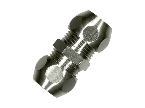 Saninstal rechte koppeling 10x10 mm chroom