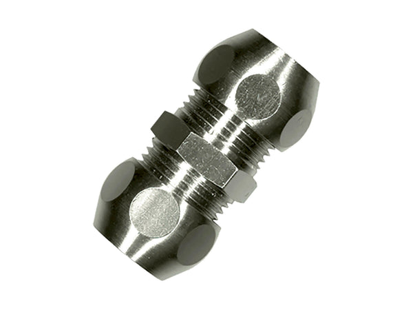 Saninstal rechte koppeling 10x10 mm chroom