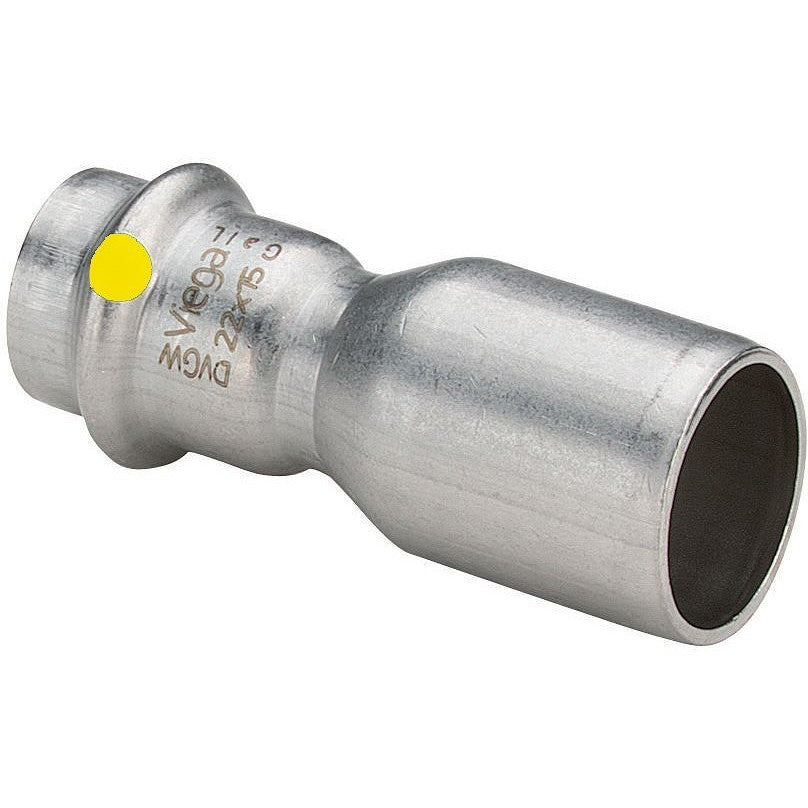 Reductie Mf 28-15MM sanpress inox gas Viega