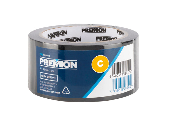 Premion reparatietape 15m x 48mm zwart