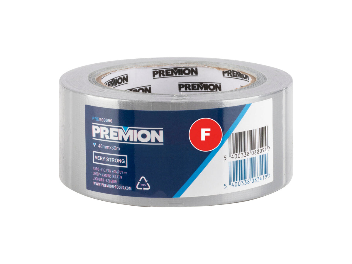 Premion reparatietape 30m x 48mm zilver