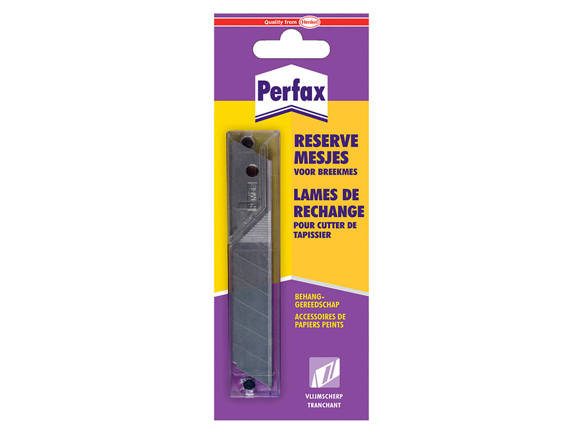 Perfax reservemesje voor breekmes 10 stuks