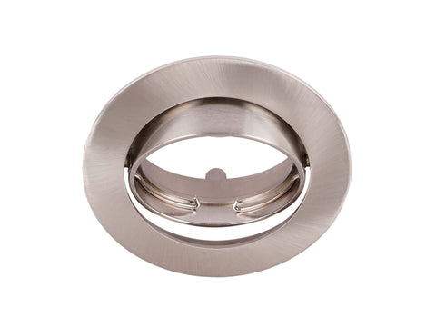 Prolight ring inbouwspot aluminium geschuurd 75mm grijs