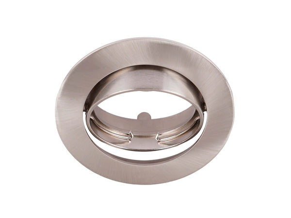 Prolight ring inbouwspot aluminium geschuurd 75mm grijs