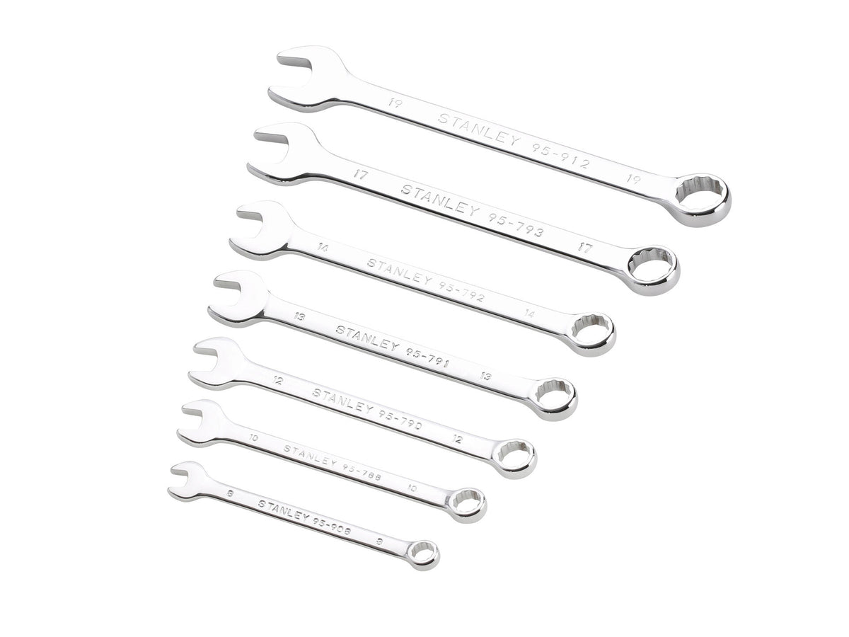 Stanley ringsteeksleutelset 8-19 mm 7-delig