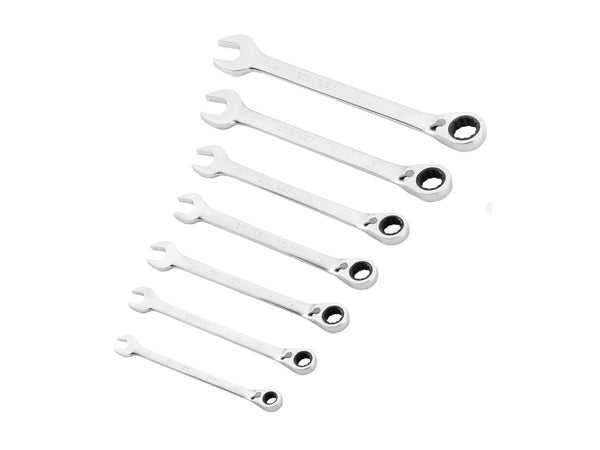 Stanley ringsteeksleutelset met ratel 8-19mm 7-delig