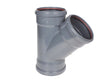 Scala riool T-stuk 160mm 45° donkergrijs