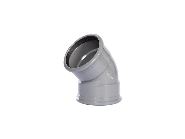 Scala rioolbocht 125mm 45° donkergrijs