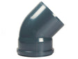 Scala coude pour égout 125mm 45° gris