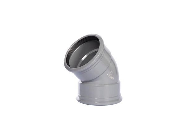 Scala rioolbocht 160mm 45° donkergrijs