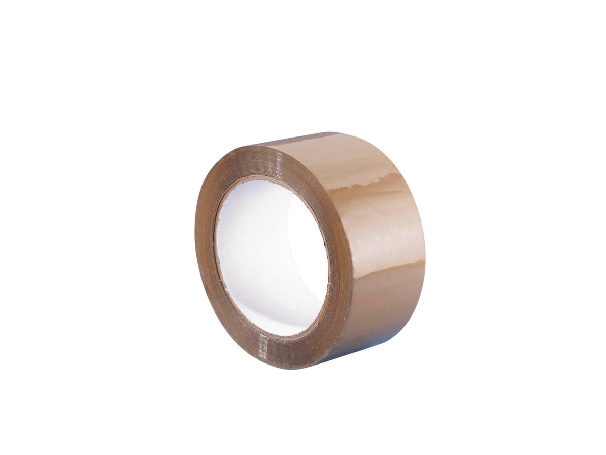Mottez rol kleefband 100m 48mm bruin