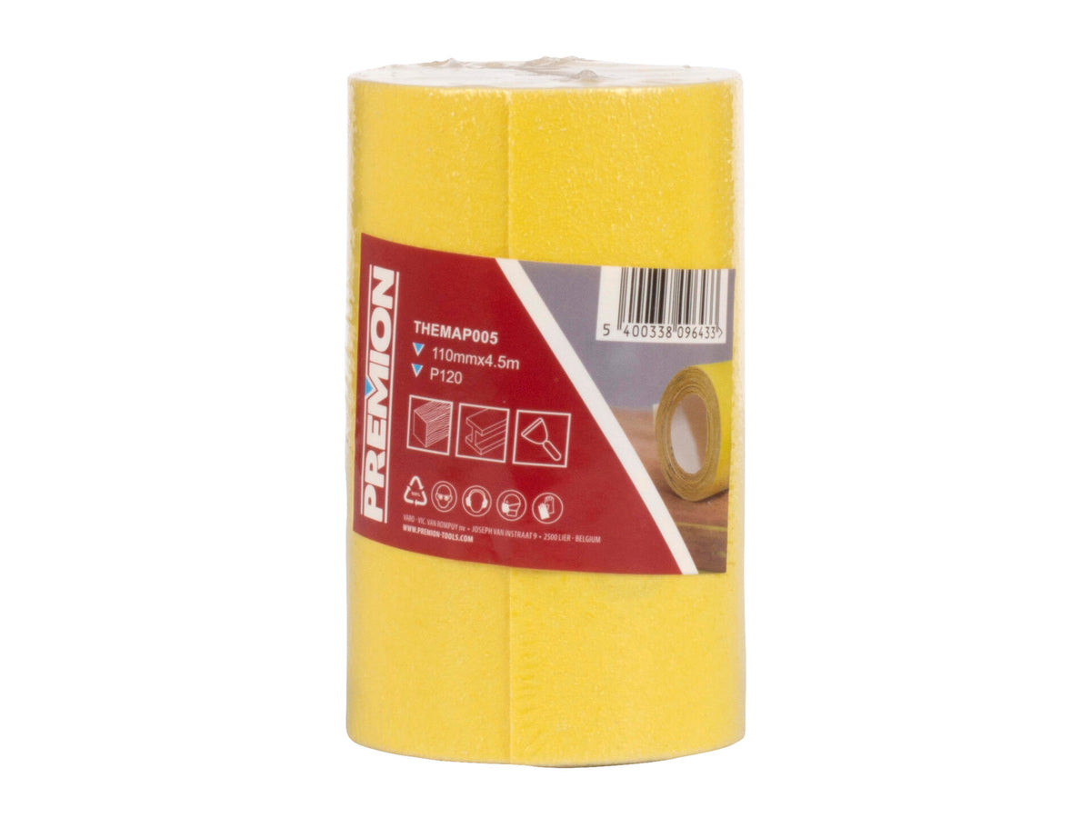 Premion rol schuurpapier 110mm x 4,5m K120