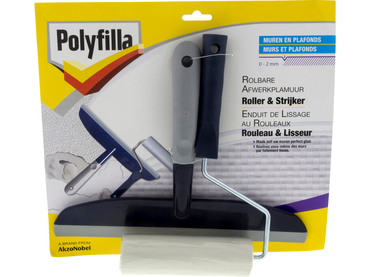 Polyfilla roller + strijker
