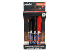 Markal Dura-Ink 20 markeerstift 1,5mm zwart/rood 3 stuks