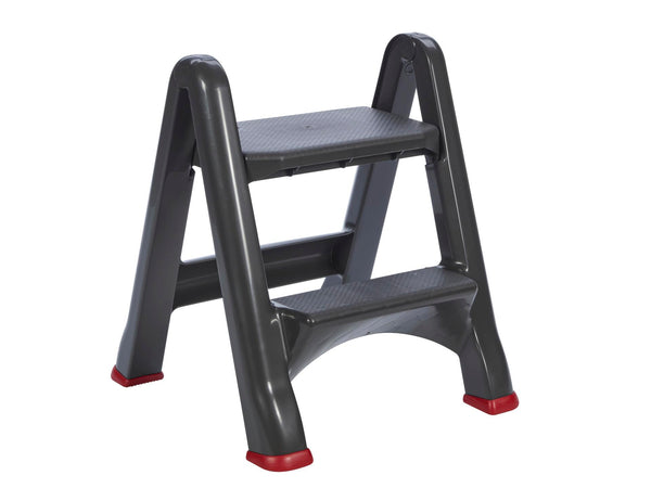 Curver marchepied pliable anthracite/rouge