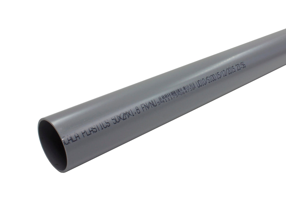 Scala sanitaire buis FN 100mm 2m PVC grijs