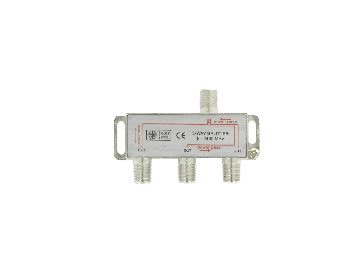 Profile satelliet splitter 3-weg 5-2450 MHz