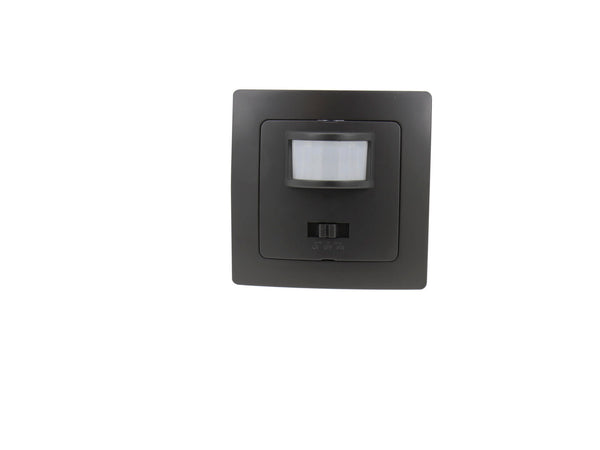 Profile interrupteur avec détecteur 500W noir mat
