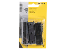 Mack scharnier smal 6,4x3,1 cm zwart 4 stuks
