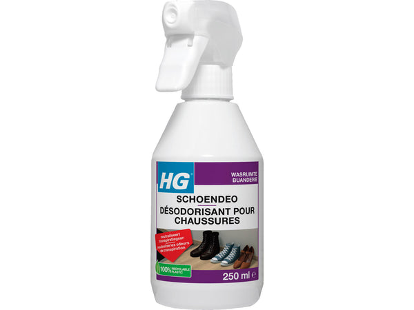 HG désodorisant chaussures 250ml