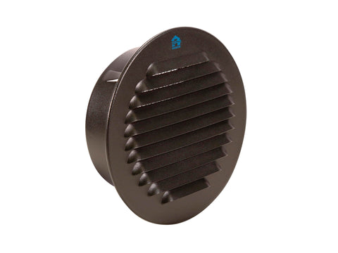 Renson schoepenrooster 120mm aluminium zwart