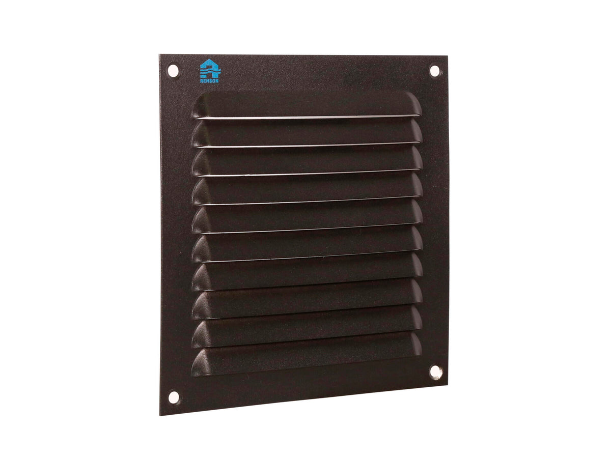 Renson schoepenrooster 150x150 mm aluminium zwart