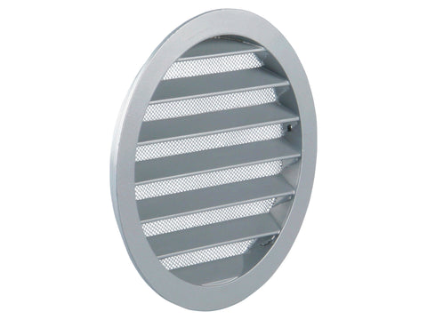Renson schoepenrooster rond 160mm aluminium grijs