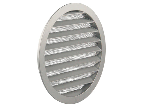 Renson schoepenrooster rond 200mm aluminium grijs