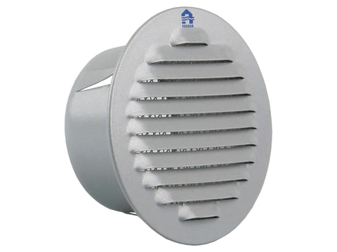Renson schoepenrooster rond 80mm aluminium grijs