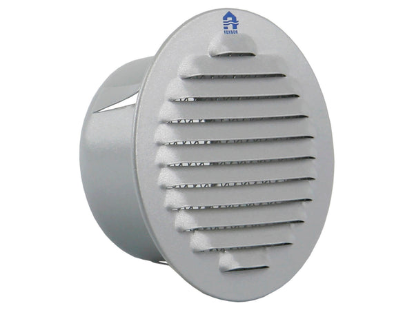 Renson schoepenrooster rond 80mm aluminium grijs