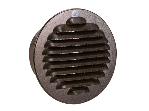 Renson schoepenrooster rond 80mm aluminium zwart