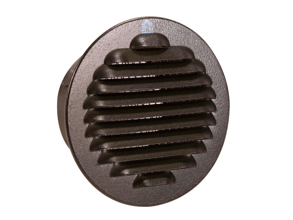 Renson schoepenrooster rond 80mm aluminium zwart