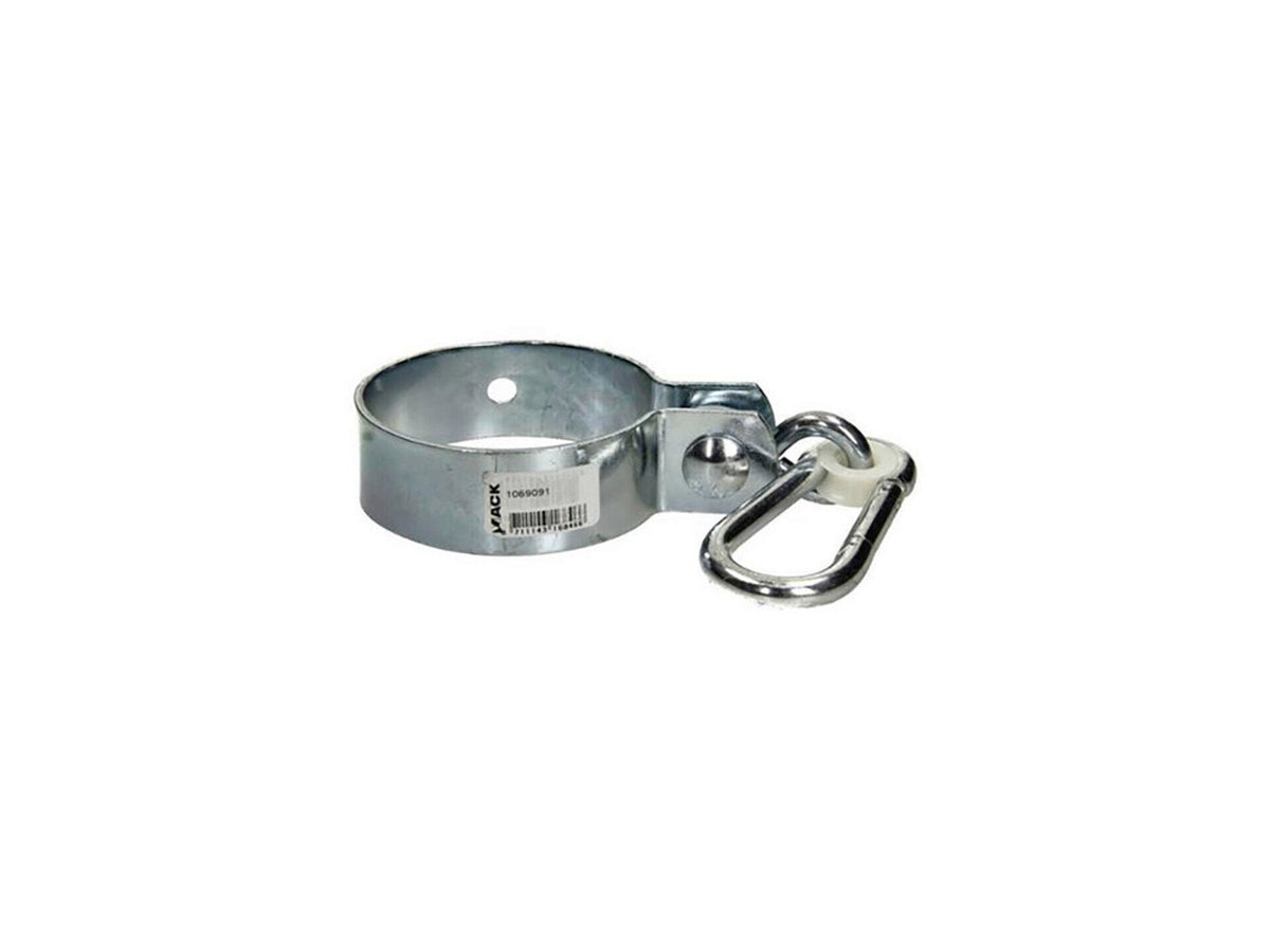 Mack schommelhaak rond 90mm blauw