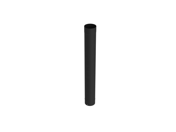 Saninstal tuyau pour poêle émaillé 125mm 1m noir