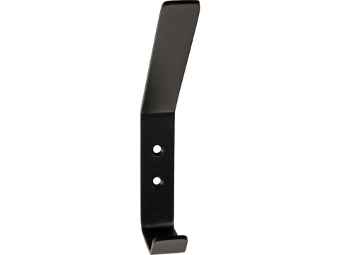 Linea Bertomani schroefhaak dubbel aluminium zwart