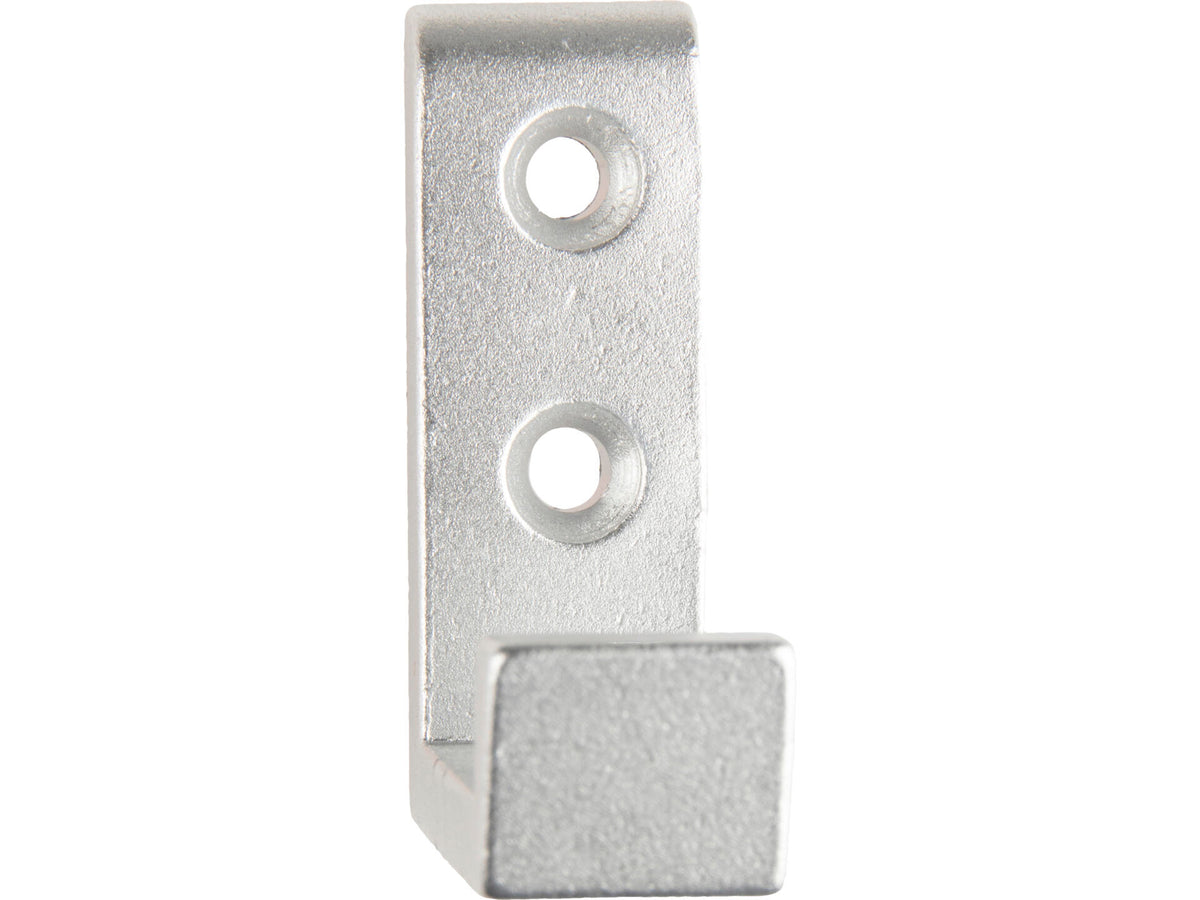 Linea Bertomani schroefhaken aluminium zilver 6 stuks