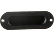 Linea Bertomani poignée de porte coulissante ovale inox noir