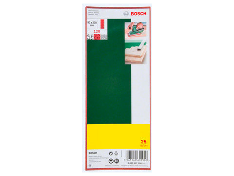 Bosch schuurpapier K120 230x93 mm 25 stuks