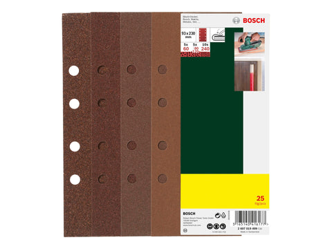 Bosch schuurpapier K40 230x93 mm 25 stuks