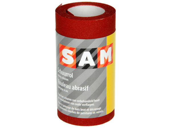 Sam schuurpapier op rol K120 4,5m