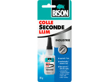 Bison colle seconde industrie 20g transparent