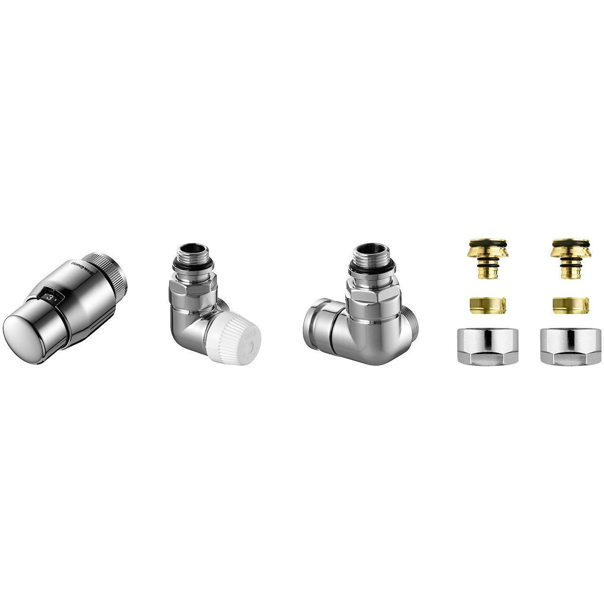 SET HONEYWELL DESIGN DUBBEL HAAKS RECHTS CHR M24-16X2